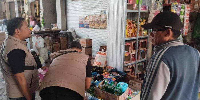 Satgas Pangan Cek Stok Beras di Pasar Tradisional Gerung