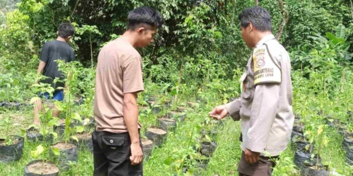 Strategi Polsek Batulayar Tekan Inflasi Melalui Lahan Desa