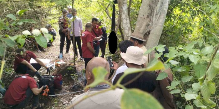 Warga Sekotong Temukan Jenazah Tergantung di Pohon Goak